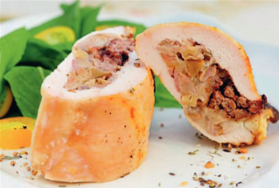 Pechugas de pollo rellenas