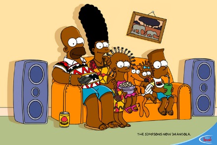 The Simpsons as Angolans